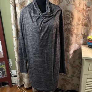Ellen Tracy Charcoal Knit Dress